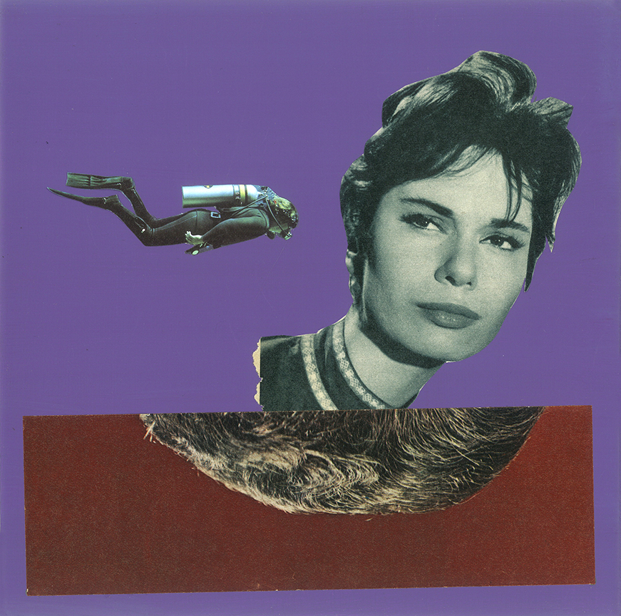Adrift is a feminist collage y Julia Andrews-Clifford