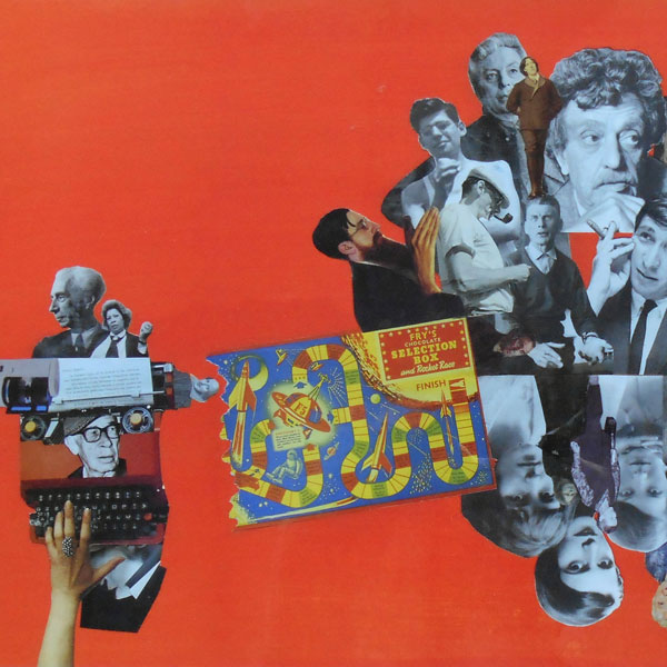 Writer's Block is a Collage by Julia Andrews-Clifford