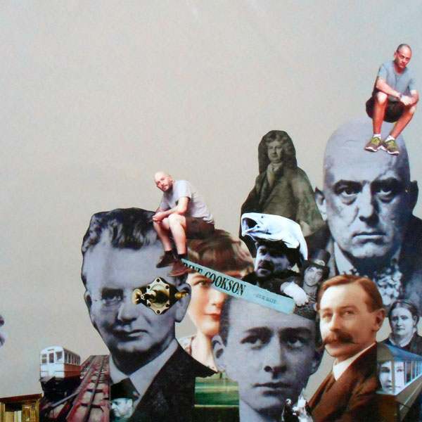 Famous Faces of Hastings is a Collage by Julia Andrews-Clifford